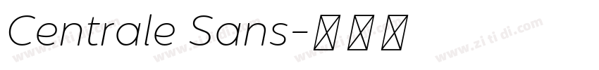 Centrale Sans字体转换